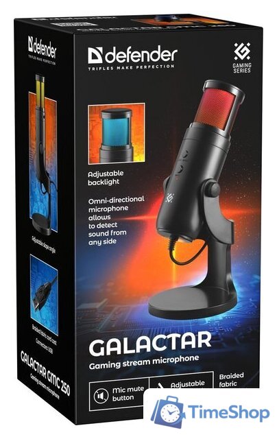 Проводной микрофон Defender Galactar GMC 250 - Изображение №9 — Интернет-магазин Time-Shop
