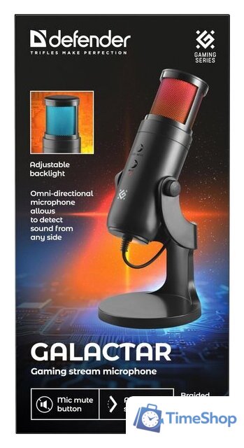 Проводной микрофон Defender Galactar GMC 250 - Изображение №10 — Интернет-магазин Time-Shop