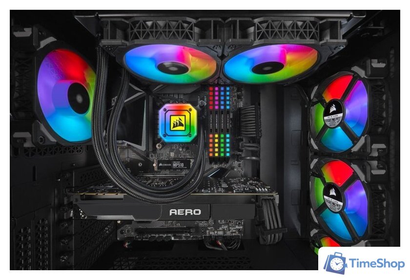 Система жидкостного охлаждения для процессора Corsair iCUE H100i Elite Capellix - Изображение №23 — Интернет-магазин Time-Shop