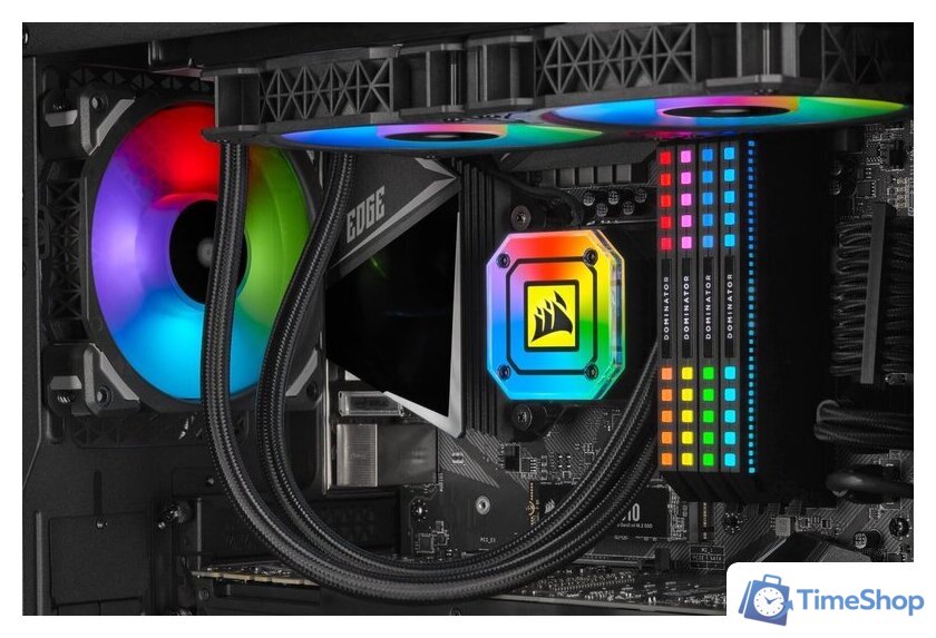Система жидкостного охлаждения для процессора Corsair iCUE H100i Elite Capellix - Изображение №19 — Интернет-магазин Time-Shop