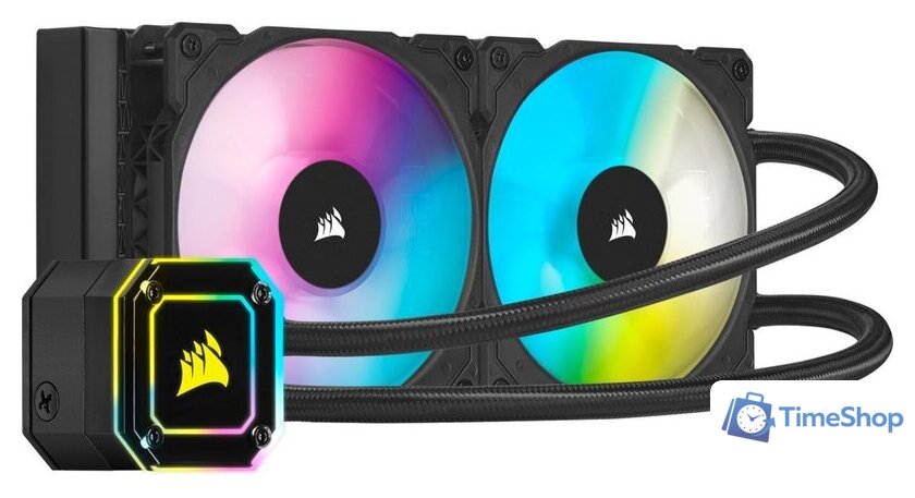 Система жидкостного охлаждения для процессора Corsair iCUE H100i Elite Capellix - Изображение №1 — Интернет-магазин Time-Shop