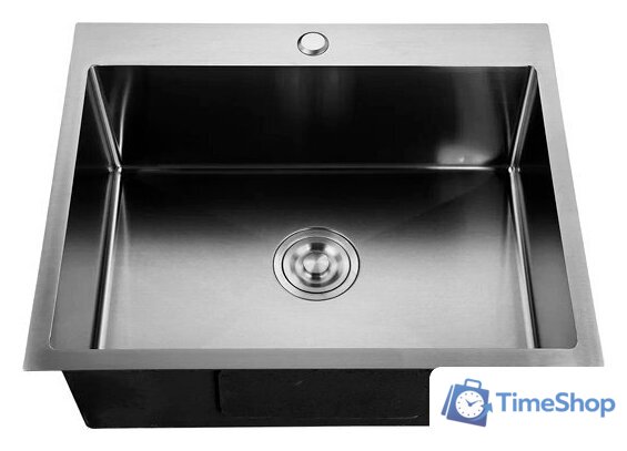 Кухонная мойка GranFest Metal нержавеющая сталь AISI 304 PVD GF-6545 Графит (с сифоном) - Изображение №1 — Интернет-магазин Time-Shop