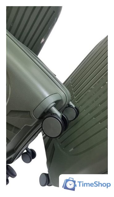 Чемодан-спиннер Mironpan 23107 (L, хаки) - Изображение №3 — Интернет-магазин Time-Shop