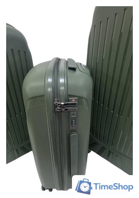 Чемодан-спиннер Mironpan 23107 (L, хаки) - Изображение №2 — Интернет-магазин Time-Shop