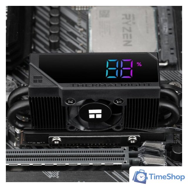Кулер для SSD Thermalright HR-10 2280 PRO Digital (черный) - Изображение №6 — Интернет-магазин Time-Shop