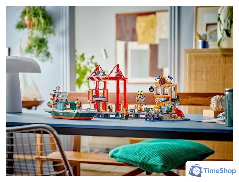 Конструктор LEGO City 60422 Морской порт с грузовым судном - Изображение №12 — Интернет-магазин Time-Shop