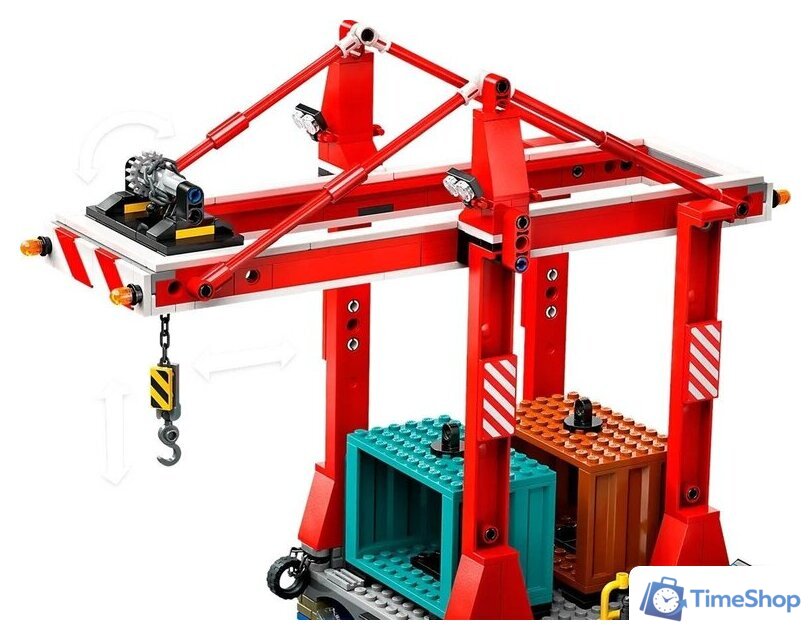 Конструктор LEGO City 60422 Морской порт с грузовым судном - Изображение №7 — Интернет-магазин Time-Shop