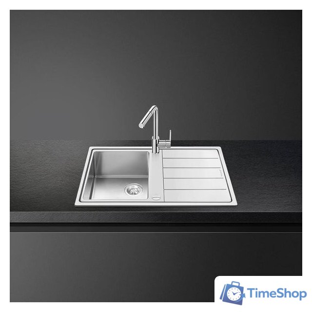 Кухонная мойка Smeg LDR861-2 - Изображение №3 — Интернет-магазин Time-Shop