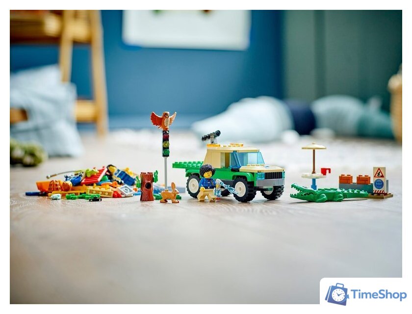 Конструктор LEGO City 60353 Миссии по спасению диких животных - Изображение №4 — Интернет-магазин Time-Shop
