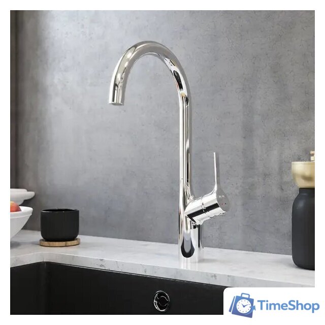 Кухонная мойка Saniteco 6045 + Spike F9S07000 (хром, с сифоном, дозатором и коландером) - Изображение №15 — Интернет-магазин Time-Shop