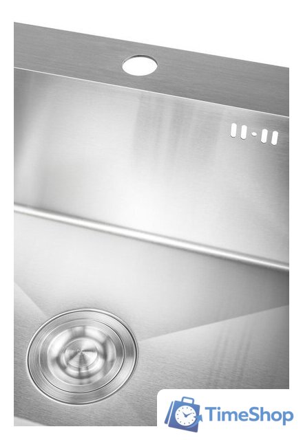 Кухонная мойка Saniteco 6045 + Spike F9S07000 (хром, с сифоном, дозатором и коландером) - Изображение №11 — Интернет-магазин Time-Shop