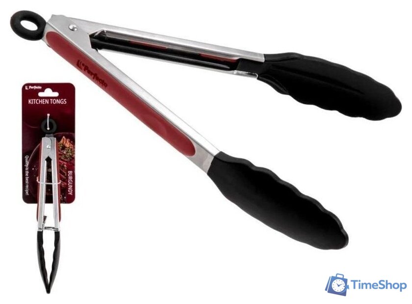 Щипцы Perfecto Linea Burgundy 21-010006 - Изображение №1 — Интернет-магазин Time-Shop