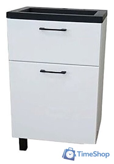  Garda Тумба под умывальник Verona 70_500 19.70.500.PVC (белый глянец) - Изображение №6 — Интернет-магазин Time-Shop