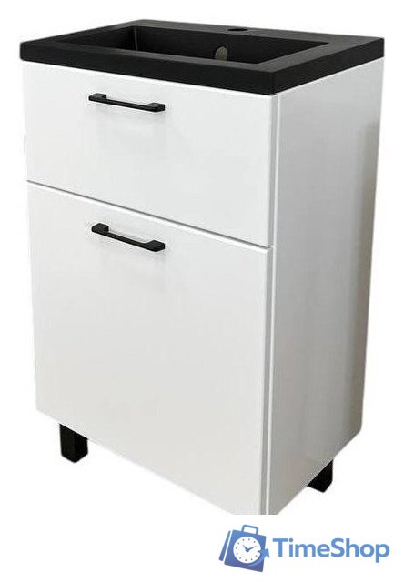  Garda Тумба под умывальник Verona 70_500 19.70.500.PVC (белый глянец) - Изображение №4 — Интернет-магазин Time-Shop