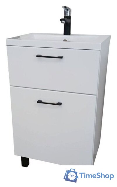  Garda Тумба под умывальник Verona 70_500 19.70.500.PVC (белый глянец) - Изображение №2 — Интернет-магазин Time-Shop