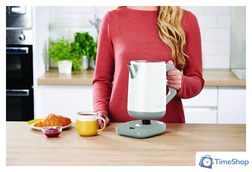 Электрический чайник Ninja KT200EUWH - Изображение №7 — Интернет-магазин Time-Shop