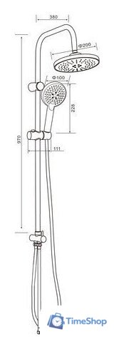 Душевая система  ORANGE O-Shower OW02b - Изображение №11 — Интернет-магазин Time-Shop