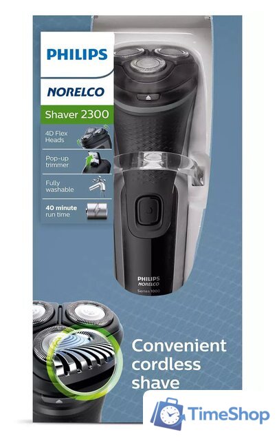 Электробритва Philips Norelco 2300 S1211/81 - Изображение №11 — Интернет-магазин Time-Shop