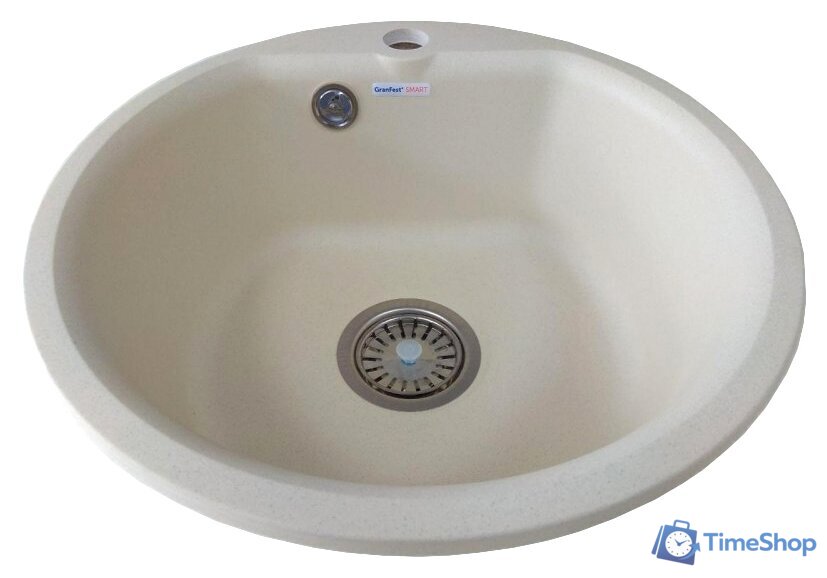 Кухонная мойка GranFest SMART GF-SM435 (бежевый) - Изображение №1 — Интернет-магазин Time-Shop