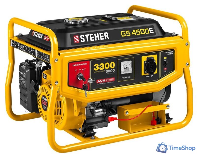 Бензиновый генератор Steher GS-4500Е - Изображение №1 — Интернет-магазин Time-Shop