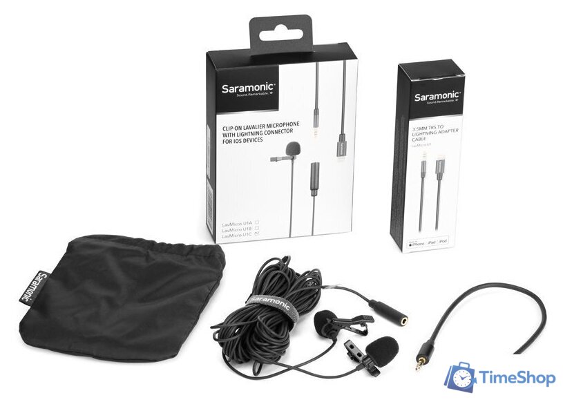 Проводной микрофон Saramonic LavMicro U1C - Изображение №4 — Интернет-магазин Time-Shop