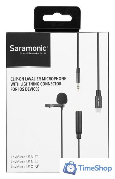 Проводной микрофон Saramonic LavMicro U1C - Изображение №5 — Интернет-магазин Time-Shop