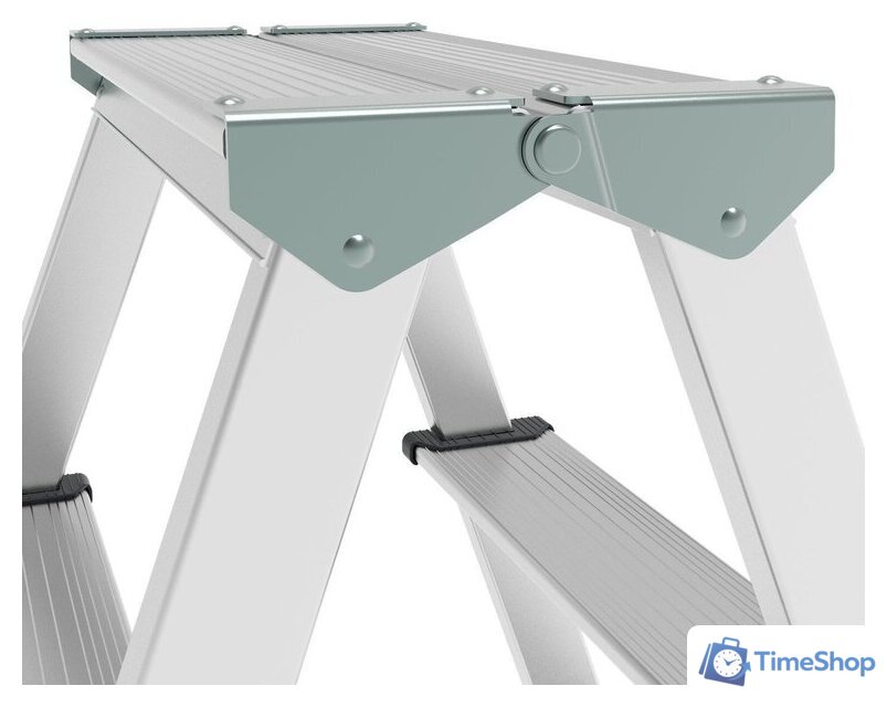 Лестница-стремянка Новая высота NV 112 алюминиевая двухсторонняя 2x5 ступеней - Изображение №6 — Интернет-магазин Time-Shop