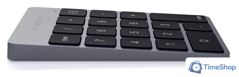 Цифровой блок Satechi Aluminum Slim Rechargeable Bluetooth Keypad (серый космос) - Изображение №2 — Интернет-магазин Time-Shop