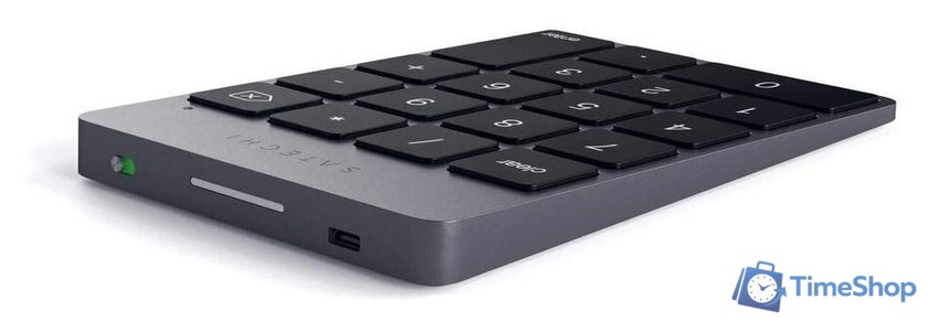 Цифровой блок Satechi Aluminum Slim Rechargeable Bluetooth Keypad (серый космос) - Изображение №3 — Интернет-магазин Time-Shop