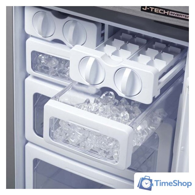 Четырёхдверный холодильник Sharp SJEX93PBE - Изображение №4 — Интернет-магазин Time-Shop