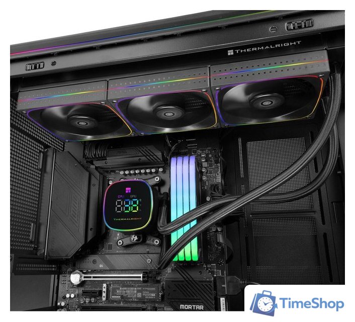 Система жидкостного охлаждения для процессора Thermalright Frozen Horizon 360 Digital ARGB (черный) - Изображение №9 — Интернет-магазин Time-Shop