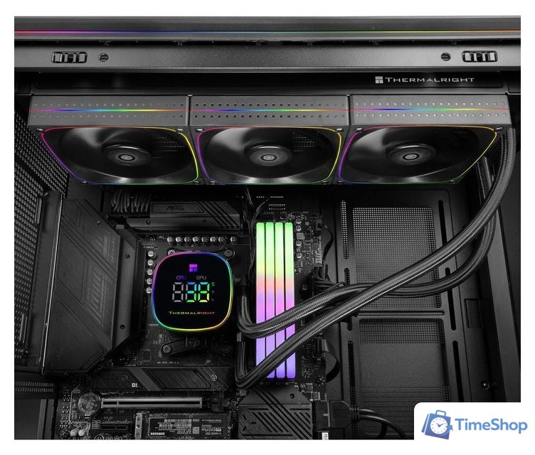 Система жидкостного охлаждения для процессора Thermalright Frozen Horizon 360 Digital ARGB (черный) - Изображение №8 — Интернет-магазин Time-Shop