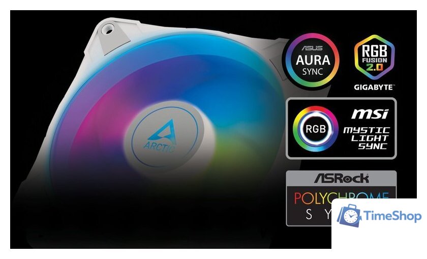 Вентилятор для корпуса Arctic P12 PWM PST A-RGB 0dB ACFAN00254A - Изображение №11 — Интернет-магазин Time-Shop