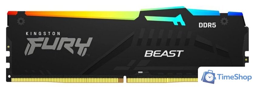 Оперативная память Kingston FURY Beast RGB 32ГБ DDR5 5200 МГц KF552C40BB2A-32 - Изображение №1 — Интернет-магазин Time-Shop
