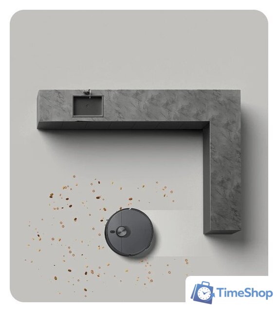 Робот-пылесос Xiaomi Robot Vacuum X20 Max D109GL (евровилка, черный) - Изображение №7 — Интернет-магазин Time-Shop