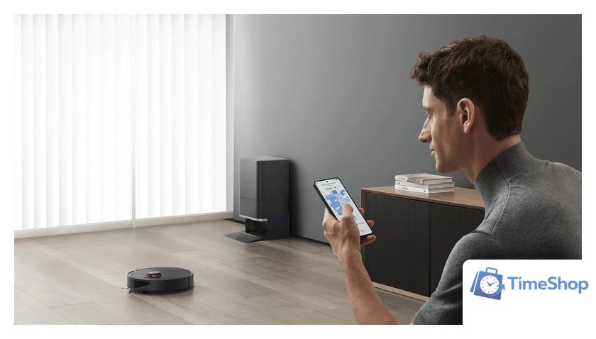 Робот-пылесос Xiaomi Robot Vacuum X20 Max D109GL (евровилка, черный) - Изображение №2 — Интернет-магазин Time-Shop