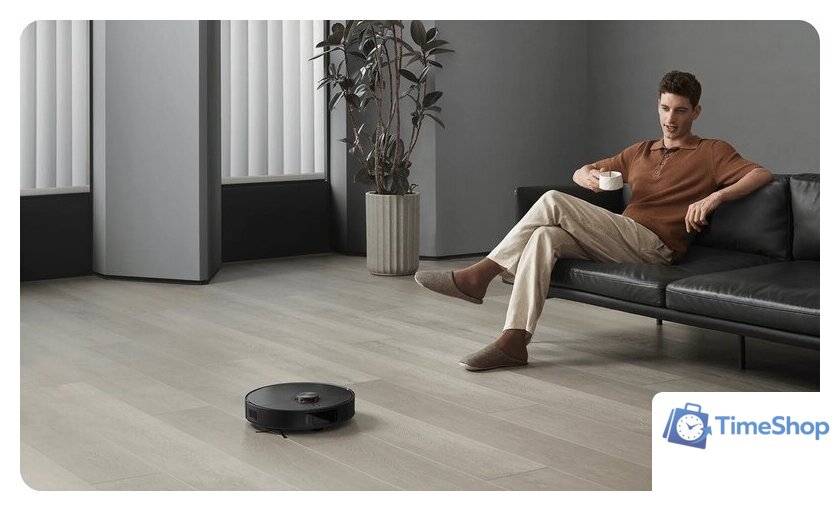 Робот-пылесос Xiaomi Robot Vacuum X20 Max D109GL (евровилка, черный) - Изображение №3 — Интернет-магазин Time-Shop