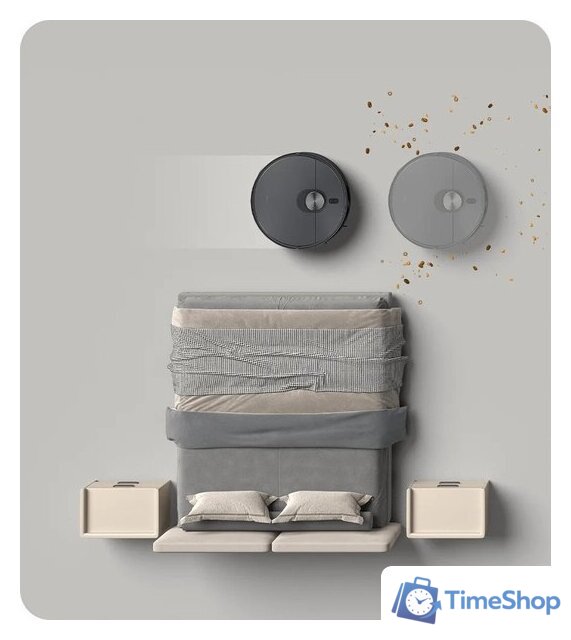 Робот-пылесос Xiaomi Robot Vacuum X20 Max D109GL (евровилка, черный) - Изображение №5 — Интернет-магазин Time-Shop