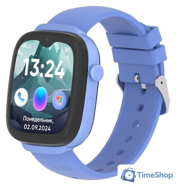 Детские умные часы Elari KidGram 4G (синий) - Изображение №1 — Интернет-магазин Time-Shop
