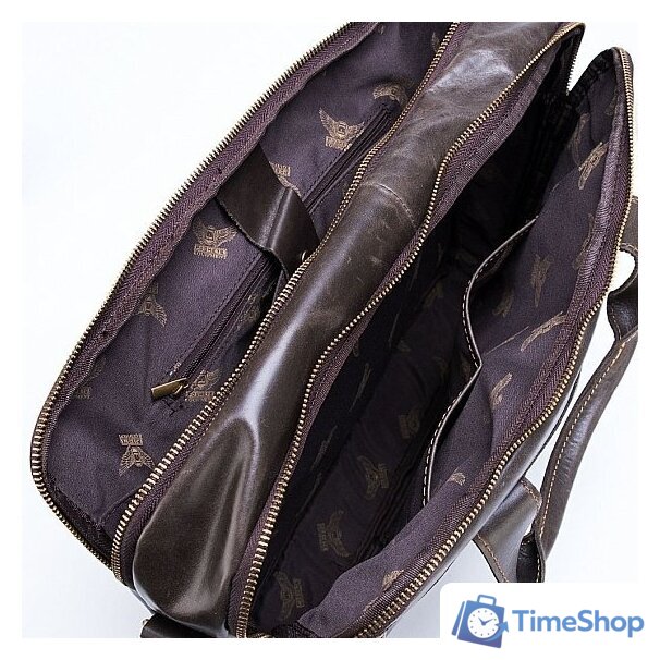 Сумка Poshete 253-6547-29-BRW (коричневый) - Изображение №4 — Интернет-магазин Time-Shop