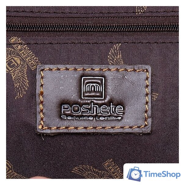 Сумка Poshete 253-6547-29-BRW (коричневый) - Изображение №7 — Интернет-магазин Time-Shop