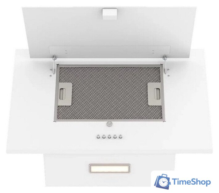 Кухонная вытяжка Elikor Коралл 60П-430-К3Д 266400 (белый/белое стекло) - Изображение №4 — Интернет-магазин Time-Shop