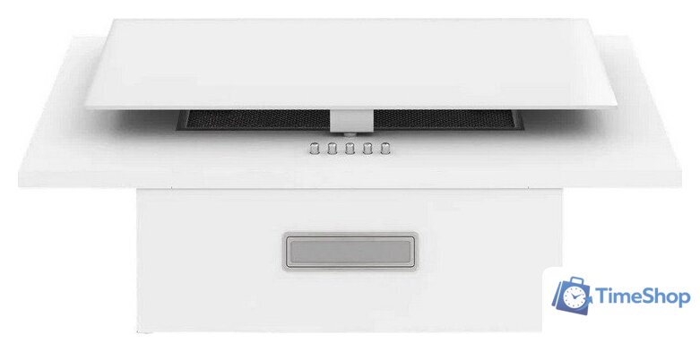 Кухонная вытяжка Elikor Коралл 60П-430-К3Д 266400 (белый/белое стекло) - Изображение №5 — Интернет-магазин Time-Shop