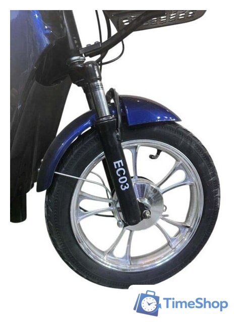 Электроскутер NOVA EC03 (синий, без цепи) - Изображение №6 — Интернет-магазин Time-Shop