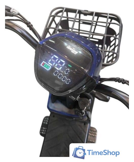 Электроскутер NOVA EC03 (синий, без цепи) - Изображение №5 — Интернет-магазин Time-Shop