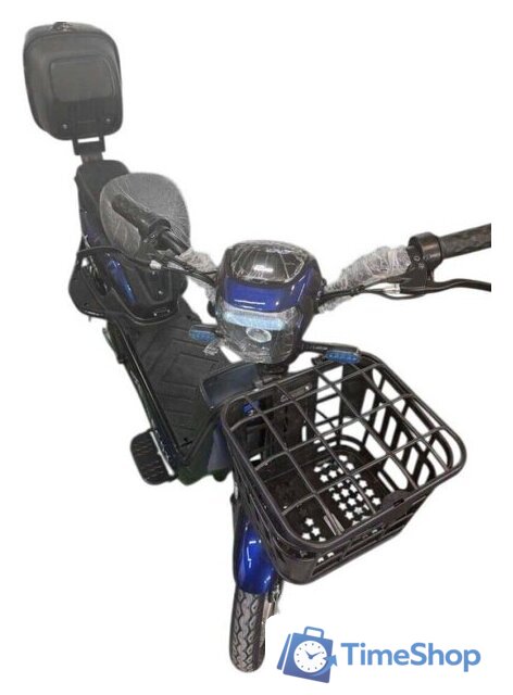 Электроскутер NOVA EC03 (синий, без цепи) - Изображение №4 — Интернет-магазин Time-Shop