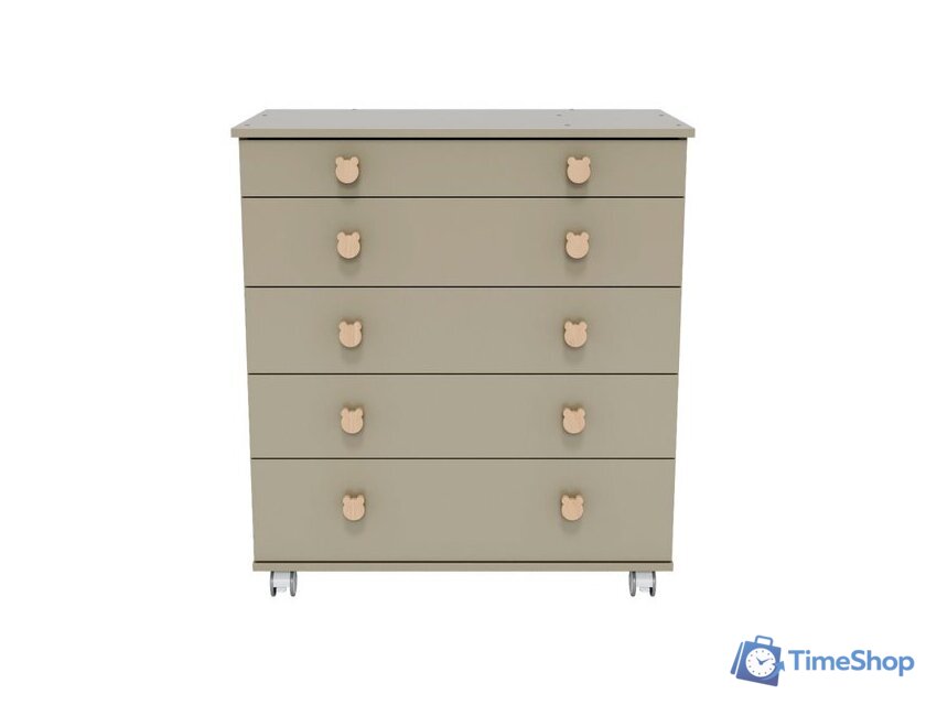Детский комод Incanto Мишка с органайзером 800/5 PK-0060/06 (кашемир) - Изображение №3 — Интернет-магазин Time-Shop