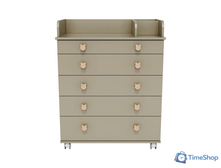 Детский комод Incanto Мишка с органайзером 800/5 PK-0060/06 (кашемир) - Изображение №2 — Интернет-магазин Time-Shop