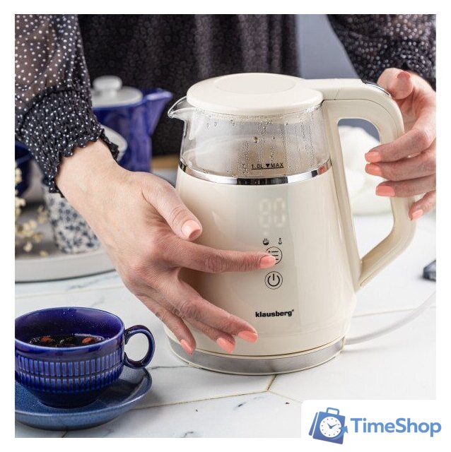 Электрический чайник Klausberg KB-7893 - Изображение №14 — Интернет-магазин Time-Shop