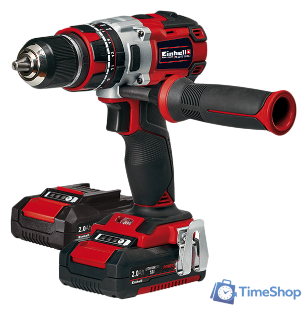 Ударная дрель-шуруповерт Einhell TE-CD 18 Li-i BL 4513861 (с 2-мя АКБ, кейс) - Изображение №1 — Интернет-магазин Time-Shop